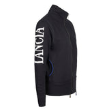 Lancia Delta Lightweight Rally Embroidered Black Zip Sweatshirt - Size: Ladies