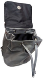 ** BAG Mini Backpack Drawstring Holiday Small Rucksack Fully Lined Grey NEW!