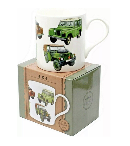 MUG Land Rover Defender 4 x 4 Coffee Cup New! Fine China Leonardo Collection