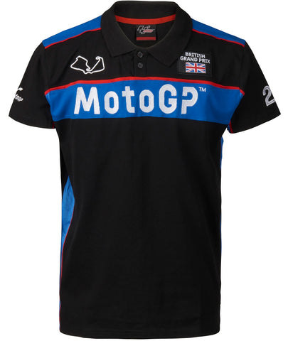 POLO MotoGP Bike Monster Grand Prix Silverstone Poloshirt 2022 NEW! BLACK