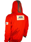 Adult Rally Cross OMSE Ford Fiesta E treme Sweatshirt Hoodie Red - Size: Mens
