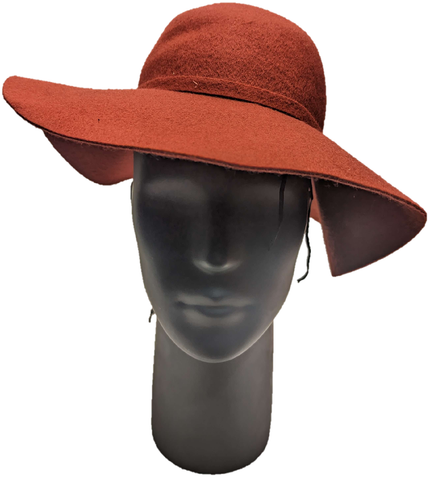 ** HAT Wide Brim Fedora Red Floppy LADIES Fashion Summer Sun Protection NEW!