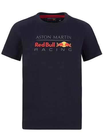 T-SHIRT Childrens Aston Martin Red Bull Formula One 1 Team KIDS NEW! Navy104