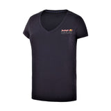 T-SHIRT Ladies Top Red Bull Racing Formula One 1 Team Womens NEW V-Neck Navy