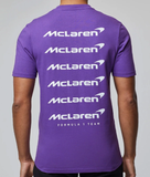 T-SHIRT Mens Ricciardo Home Territories Formula One 1 McLaren Adults Purple