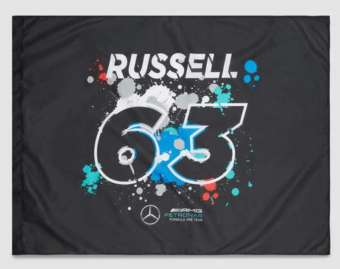 FLAG Formula One 1 George Russell No. 63 Mercedes AMG Petronas 90cm x 120cm NEW