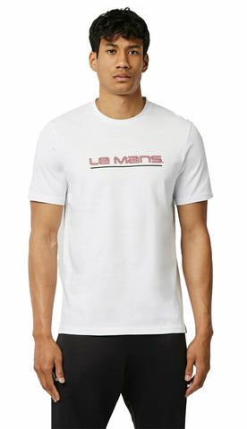 T-SHIRT Sportscar 24 Hours Heures Du Le Mans Castore NEW Lifestyle White XXL