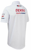 SHIRT Collar Toyota Gazoo FIA World Endurance Championship WEC NEW! White