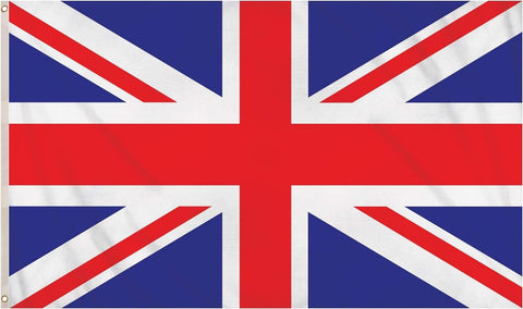 FLAG Union Jack 5ft x 3ft Patriotic National UK GB British Brass Eyelets NEW!