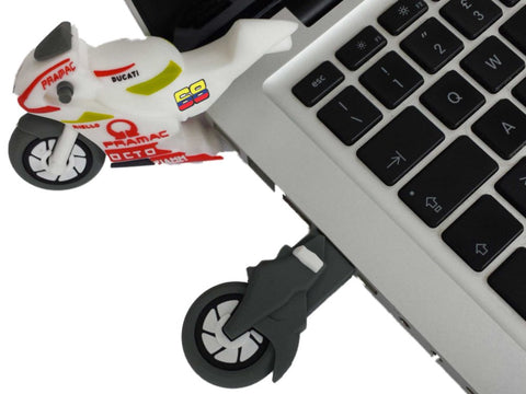 MEMORY STICK USB 8 GB MotoGP Pramac Ducati Racing Team Bike Hernandez No.68 NEW!