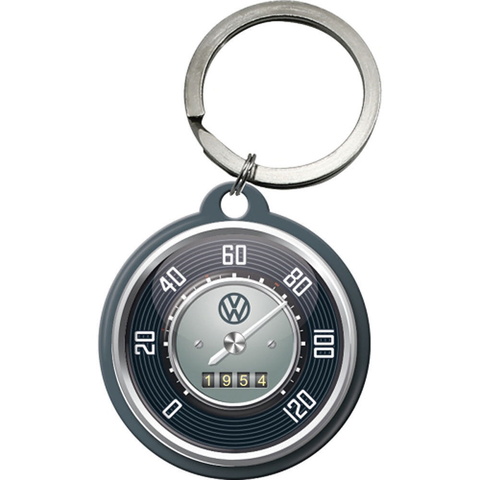 KEYRING Nostalgic Art 1.5" Circular Retro Classic Key Ring NEW VW Speedometer