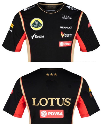 T-SHIRT Tee Adult Formula One 1 Lotus F1 Team NEW! PDVSA Sponsor 2014/5 XSmall