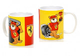 Ferrari Racing Teddy Formula One F1 Mug - Red & Yellow - Gift Box