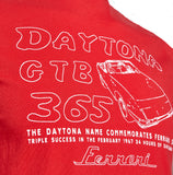 T-SHIRT Ferrari Sportscar Daytona Vintage GT Racing 1967 GTB 365 New Red