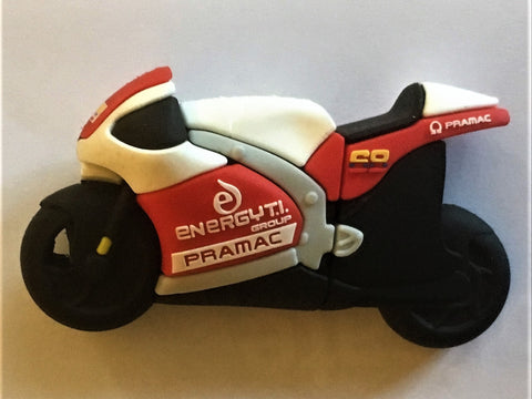 MEMORY STICK USB 4 GB MotoGP Pramac Ducati Racing Team Bike Hernandez No.68 NEW!