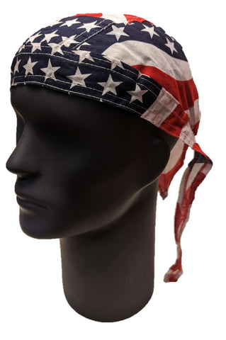 * BANDANA Zandana USA Scarf Bike Sports Stars And Stripes Headscarf Hair Hat NEW