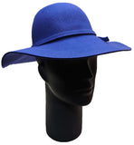 ** HAT Floppy Fedora Bright Blue LADIES Fashion Summer Sun Protection NEW! TH022