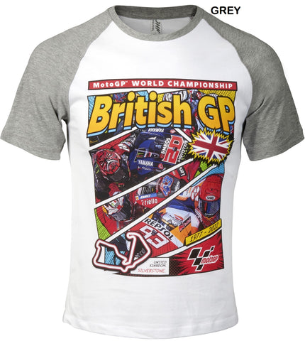 MotoGP Monster Grand Prix T-Shirt Grey - Size: Kids Age 12 - 14