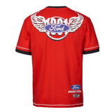 RallyCross MSE Ford Splatter Rally Red Short Sleeve T-Shirt - Size: Mens