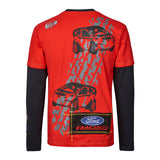 T-Shirt Adult Rally Cross Longsleeve OMSE Ford Fiesta Extreme NEW Red Black