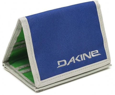 * WALLET Dakine Diplomat Portway Purse Ripper Coins Notes Card Identity NEW Blue