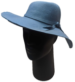 Dusk Blue Floppy Fedora Fashion Hat - Sun Protection - TH021027