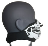 Halloween Printed Skull Funny Joke Novelty Face Mask - Covering Gift