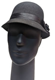 Black Band Fedora Hat - Fashion Sun Protection - TH008 - Size: Mens One