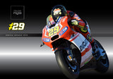 * KEY RING Holder Chain Ducati Corse Andrea Iannone 29 MotoGP Moto GP Bike NEW
