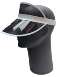 Premium Unisex Black Visor Cap - Summer Sun Shade - One Size -