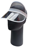 Premium Unisex Black Visor Cap - Summer Sun Shade - One Size -