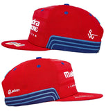 CAP Hat Mahindra Racing Flat Peak Pascal Wehrlein Formula E Team NEW! Red