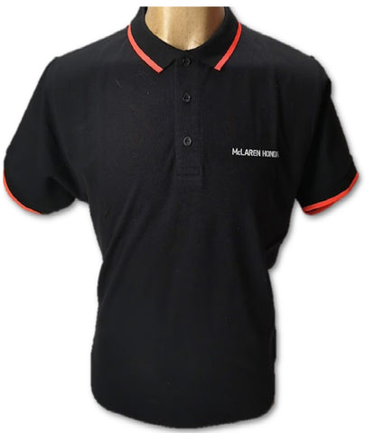 Formula One 1 McLaren Honda F1 Black Partner Polo Shirt - Size: Ladies