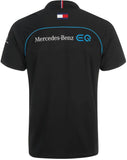 Mercedes - Benz EQ Formula E Black Zip Polo Shirt - Size: Mens