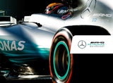 T-SHIRT Mercedes AMG Petronas F1Team Formula One 1 Tour Tee NEW! Black