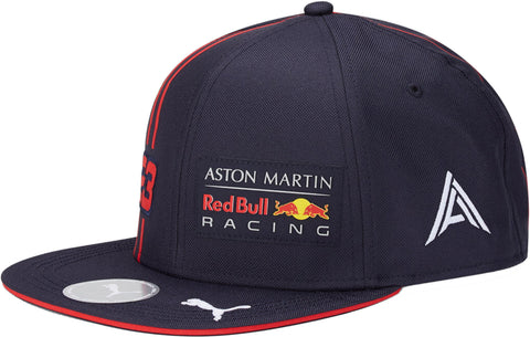 Aston Martin Red Bull Racing Formula One 1 Puma Navy Flat Peak Cap Hat