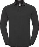 POLO T-Shirt Russell Heavy Cotton Pique Poloshirt R569L Long Sleeve