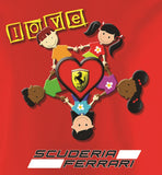 Childrens Scuderia Ferrari Formula One 1 Tee - I Love Ferrari -