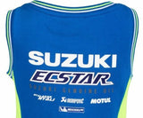 TOP M7V Ladies Vest Suzuki Ecstar MotoGP Team Womens Sponsor Singlet Bike NEW