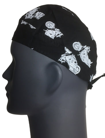 * BANDANA Zandana Scarf Bike Print Sports TieDown Headscarf Hair Head Band NEW