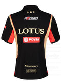 Adult Formula One 1 Lotus F1 PDVSA Grosjean 2014/5 Polo Shirt-Size: Mens